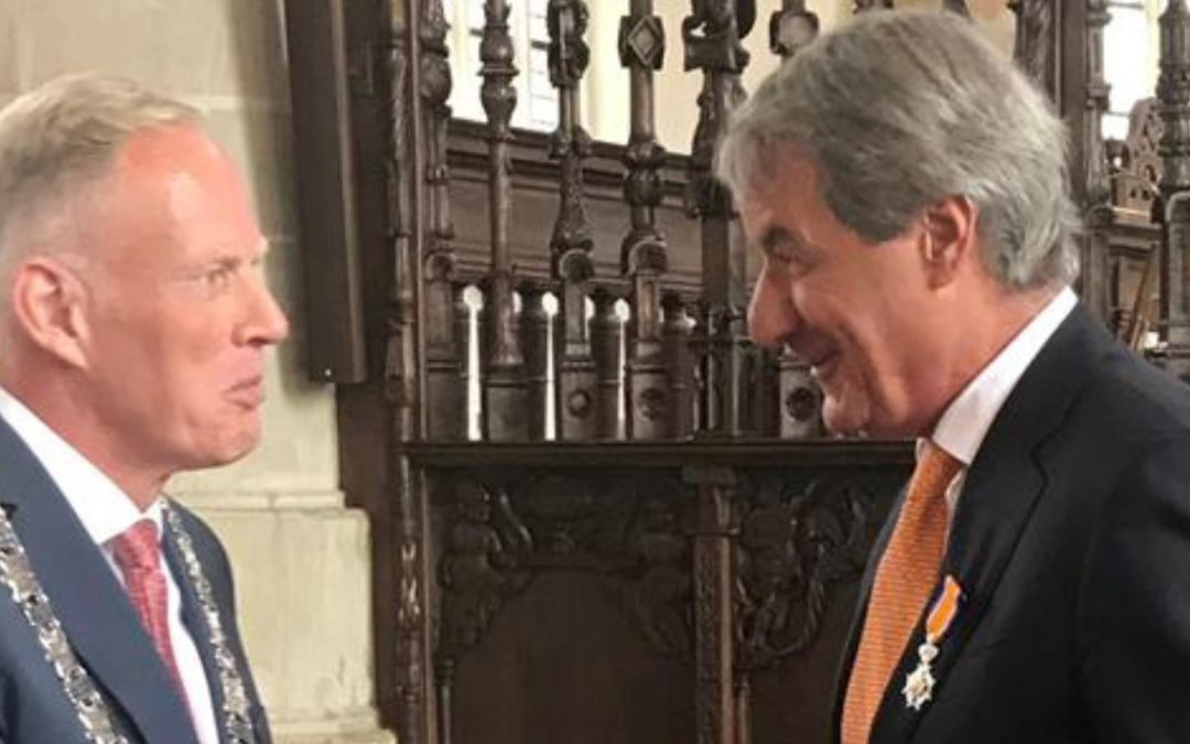 Hans van der Ree (lid van ons Comité van Aanbeveling) koninklijk onderscheiden in de Orde van Oranje-Nassau